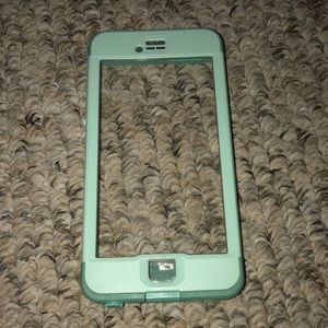 Teal NUUD lifeproof iphone 6/6s plus case